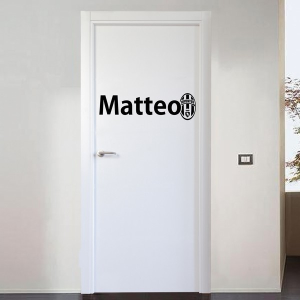Exemple de stickers muraux: Matteo Juventus